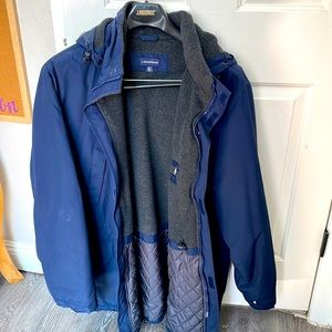 Men’s winter coat Lands end size XL T